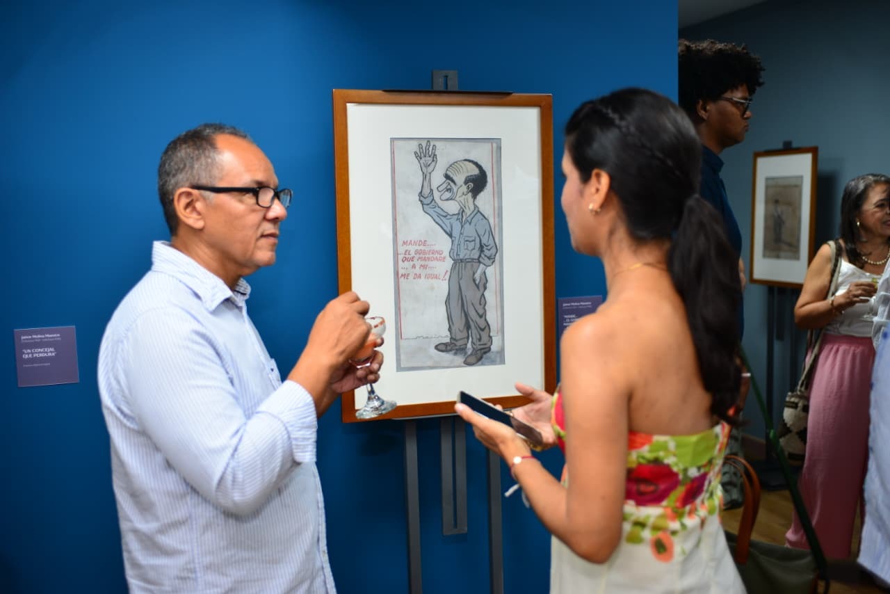 Alcaldía de Valledupar inició exposición en homenaje al pintor Jaime Molina, icono del arte vallenato