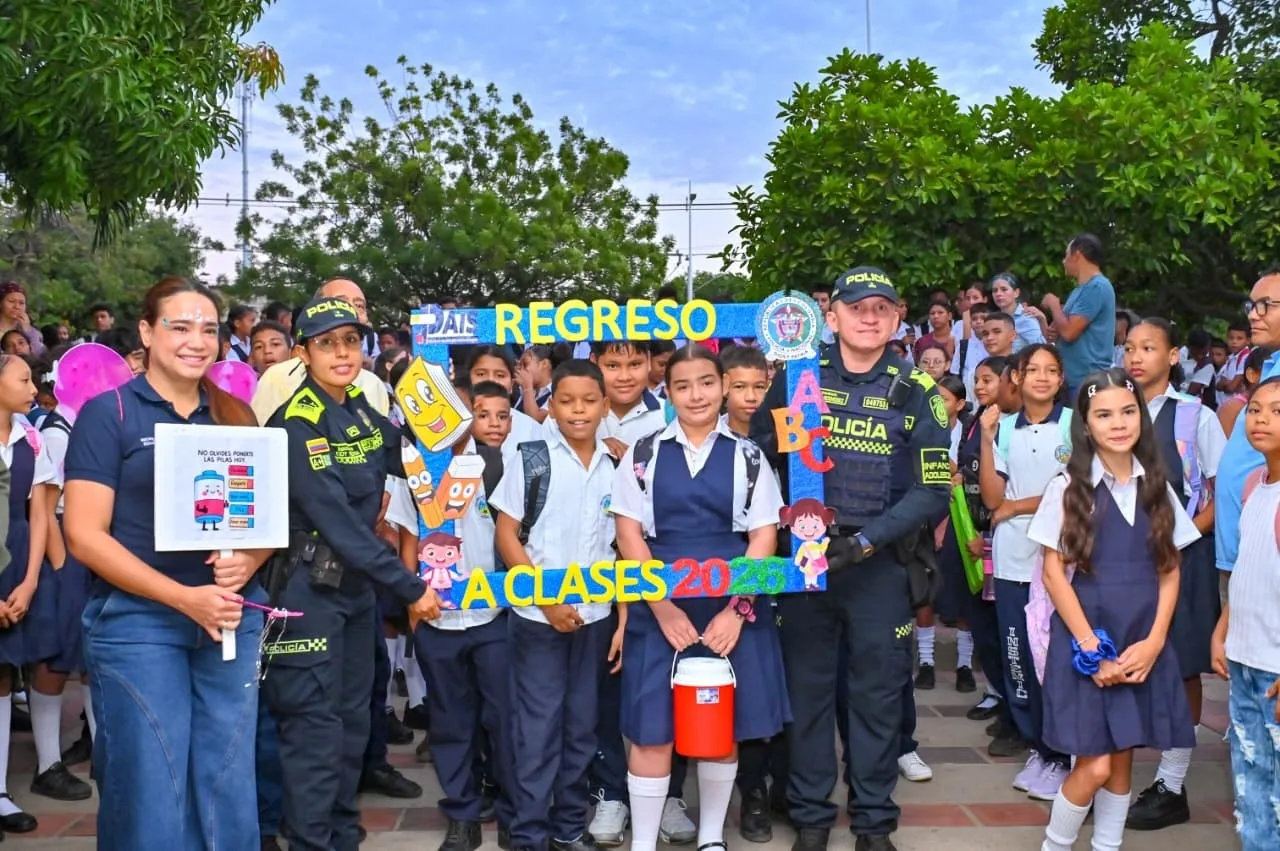 Iniciaron clases para 74.000 estudiantes en Valledupar.